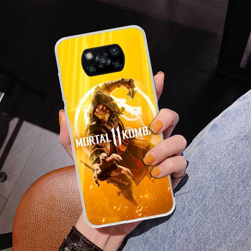 Mortal Kombat Phone Case For Xiaomi Poco X7 X6 X5 Pro F7 Ultra Redmi 15C 15 13C 13 12C 12 10 10A 10C 9 9A 9C 9T Cover Poco X7 X6