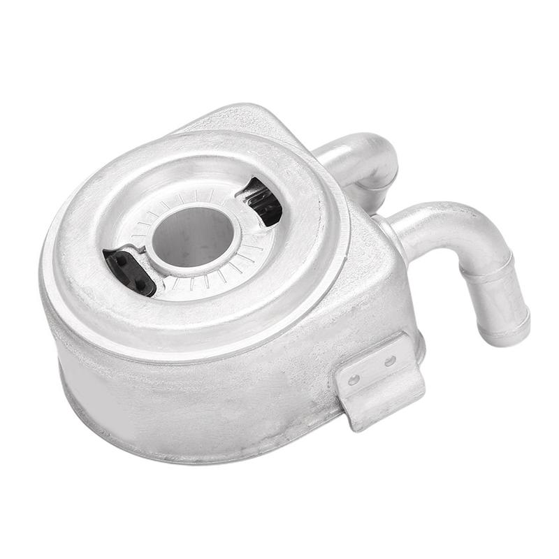 New!1 Piece 2.0L Hybrid Engine Oil Cooler 264102E010 26410-2E010 Silver Metal For Sonata 2016-2019 KIA Optima 2017-2020