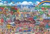 Beverly In 1000 Jigsaw Famous Landmarks X (BEVERLY) [Made Japan] Micro-Piece Puzzle Japan's Collection! (26 38cm) M81-610