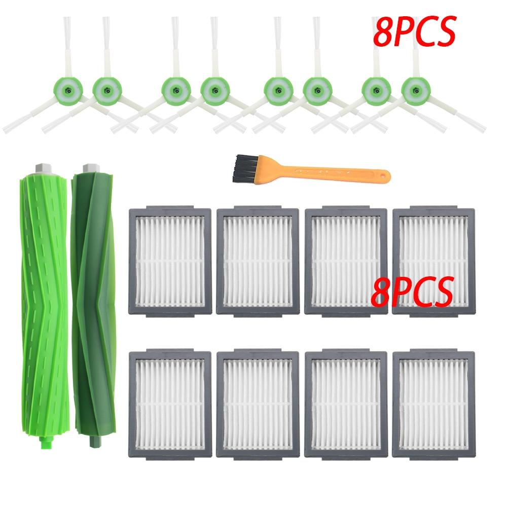 Hepa фильтр пылесборник рулон щетки для iRobot Roomba i7 E5 E6 i3 серии робот-пылесос запасные части аксессуары