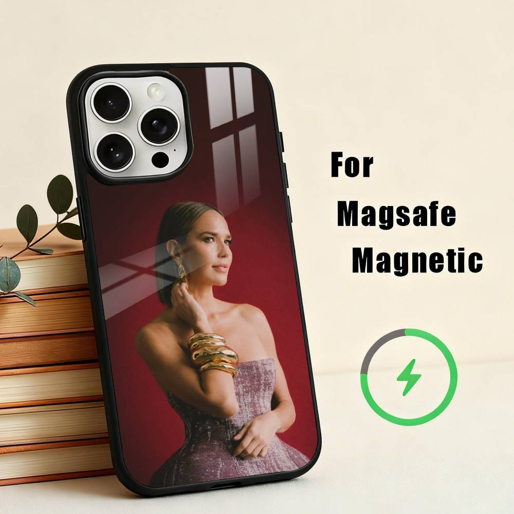 Чехол для телефона с изображением актрисы A-Arielle K-Kebbel Для iPhone17,16,15,14,13,12,11 Plus, С чехлом для магнитной беспроводной зарядки