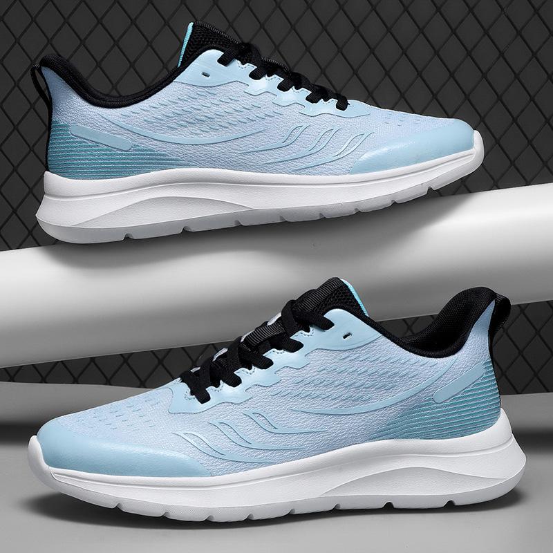 Ultra-light men's shoes spring and summer new fly-woven mesh shoes comfortable casual sports shoes outdoor breathable running shoes