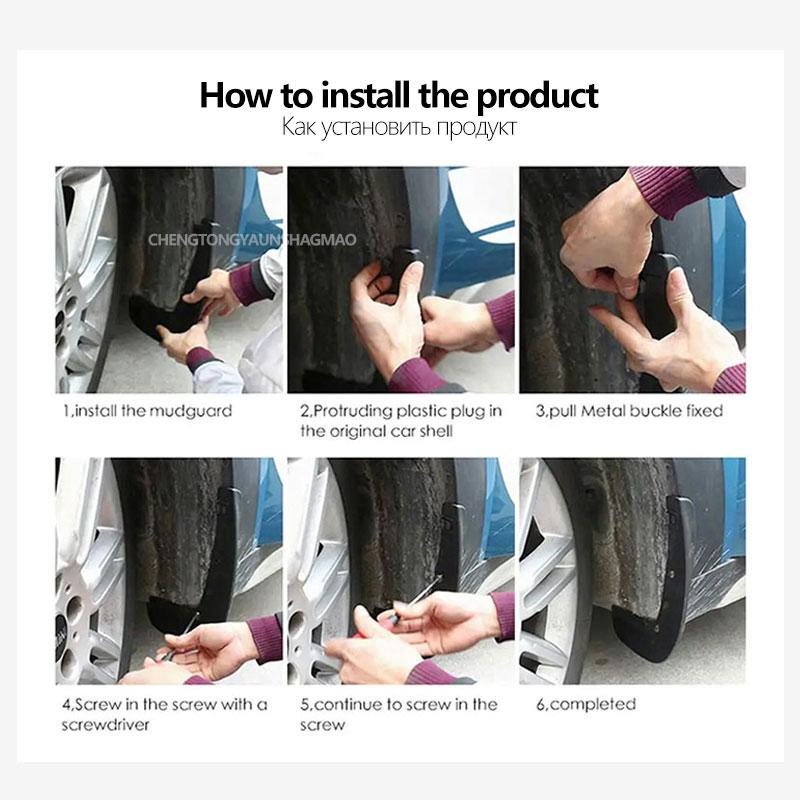 Mud Flaps For Kia Sportage NQ5 2023 Splash Guards MudFlaps Front Rear Mudguards Fender Exterior Accessories Auto Parts