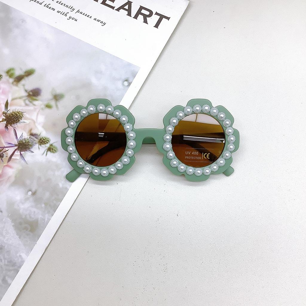 Fashion Diy Sunscreen Uv Protection Children'S Sunglasses Cute Trend Baby Sunglasses Glasses