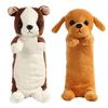 Cute Dogs Pencil Bag Soft Plush Stationery Storage Bag Creative Puppy Pencil Pouch  Girl Boy