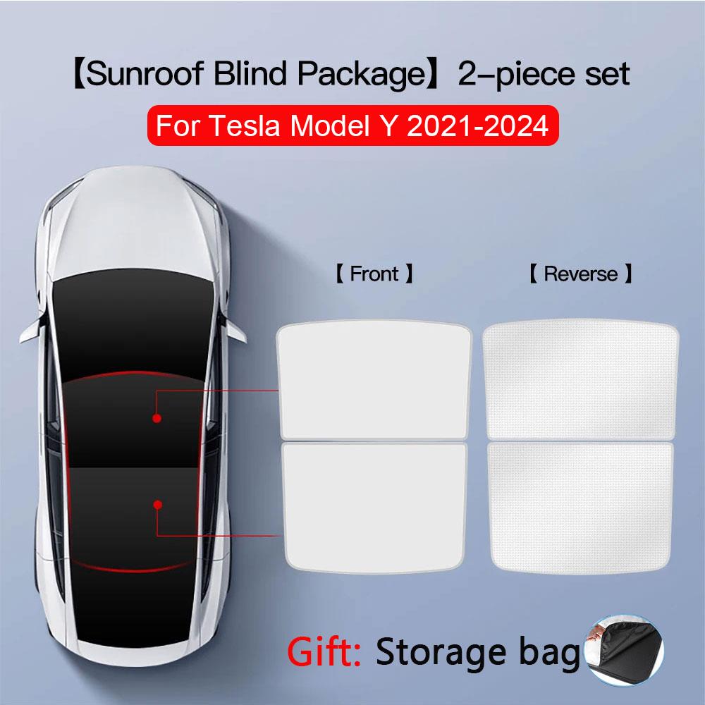 2 шт. Для Tesla Model 3/Y/3 Highland/Y Juniper Ледяная Ткань Пряжка Затеняющие Накладки на Стеклянную Крышу Передний и Задний Люк Солнцезащитный Козырек