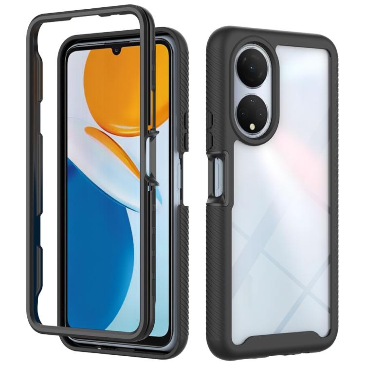 Для Honor X7 Звездное небо однотонный противоударный прозрачный чехол из ТПУ для ПК