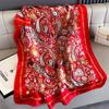 Thin Light Retro Shawl Spring Autumn Paisley Print Scarf Fashion Travel Wrap Bandana Hijab Neckerchief Poncho Scarves