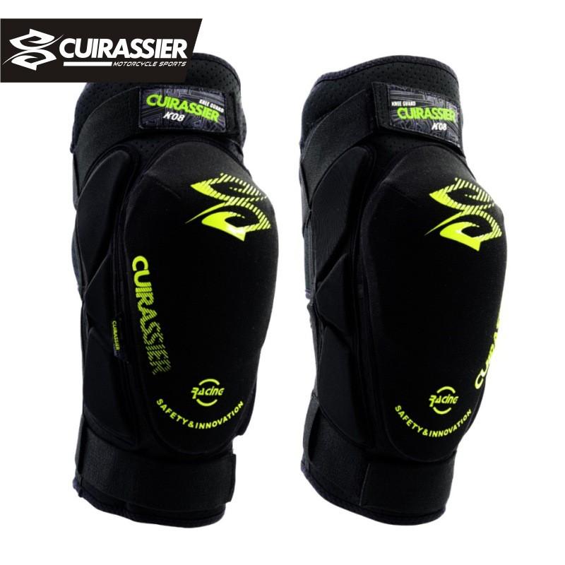 Motorcycle Knee Guards Off-Road ATV Dirt Bike Riding Protective Gear With Anti-Slip Silicone Strips