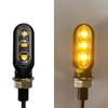 2 шт. 3 светодиода мини 12 В мотоциклетные указатели поворота лампы индикаторы мигалка янтарный мотоцикл