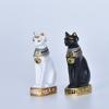 1 шт. Мини-статуэтка кошки, украшение, египетская статуя кошки, украшение, ретро-статуя богини-кошки, украшение для домашнего сада, животное