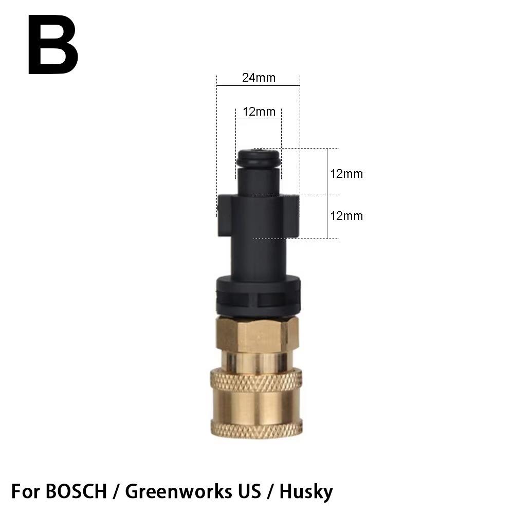1 шт. 1/4" Водный разъем для горелки Быстросъемный аксессуар для мойки автомобиля для Karcher для LAVOR для Bosch