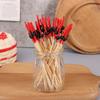 100Pcs 12Cm Bamboo Toothpicks Pick Buffet Cupcake Fruit Fork Party Dessert Salad Stick Cocktail Skewer For Wedding Party Decor