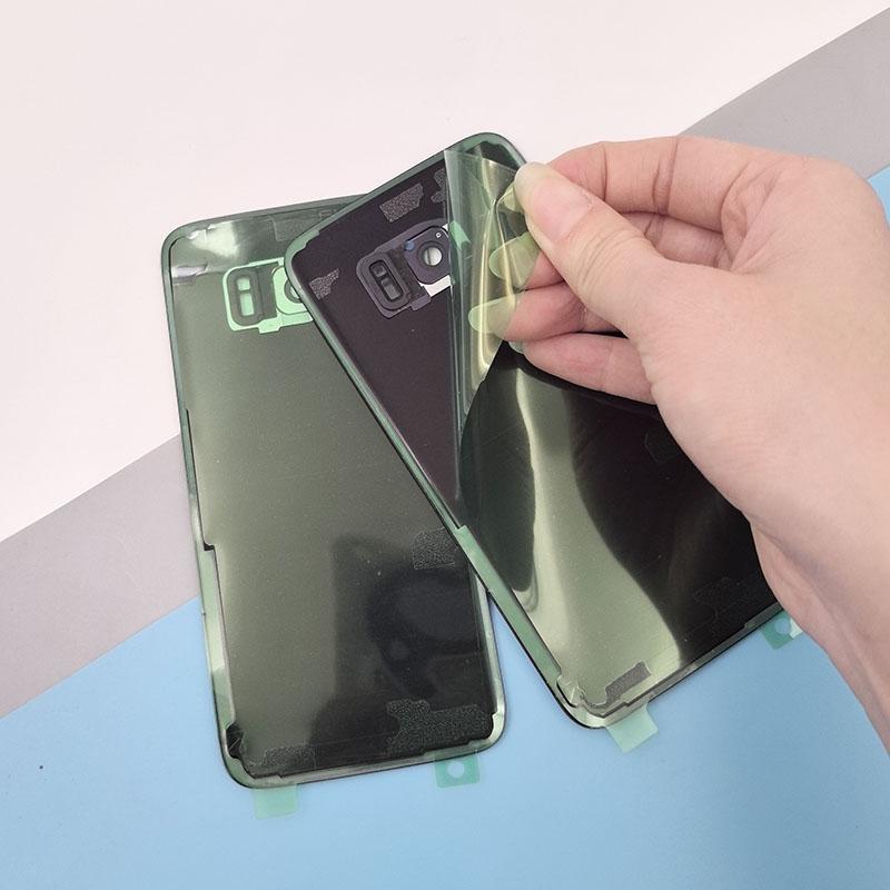 Стеклянная крышка аккумулятора для Samsung Galaxy S7 G930 G930F S7edge G935F Корпус задней панели Запасные части