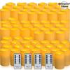 72-Pack LED Flameless Candles with Remote Control for Home and Special Occasions (Three Sizes)