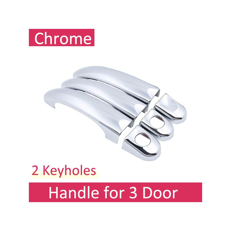 Хромированный чехол с ручками для Volkswagen VW Transporter T5 2003 ~ 2015 Multivan California Caravelle, автомобильные аксессуары, наклейки 2005