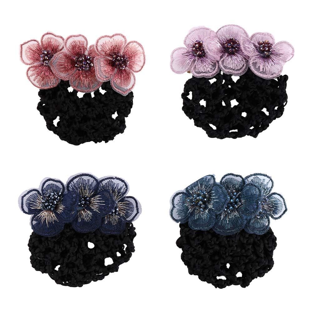 Nurses Back Of The Head Hair Accessories Korean Style Headdress Women Hairpin Bow Bun Net Snood