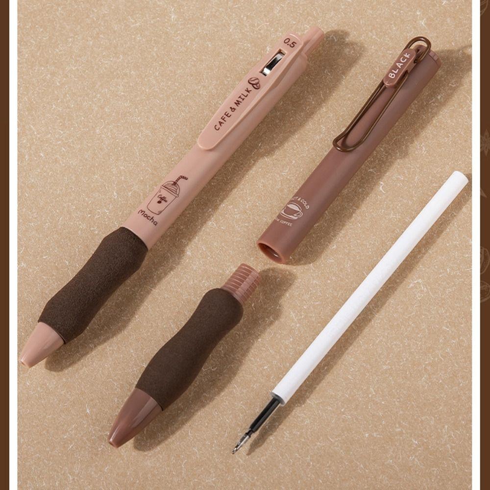 0,5 мм черная сменная ручка пластиковая нейтральная ручка креативная шариковая ручка для 5 шт./набор канцелярских принадлежностей