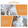 Dog Dress Dog Summer Clothes for Puppy 4Pcs Floral Dress Assorted Colors