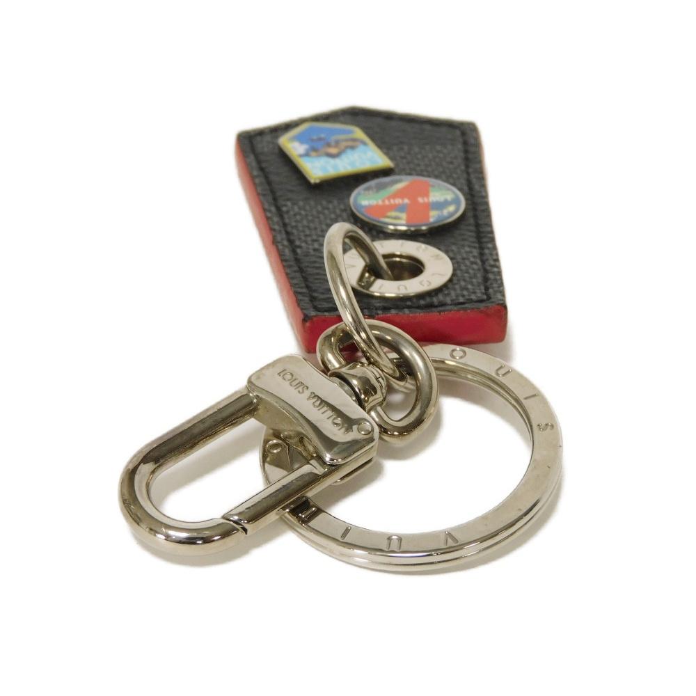 Б/у маленькая сумка LV Alps Echappé (12564) M63770 7950 с нашивкой с логотипом LV в разноцветном исполнении Damier Graphite Мужская из Японии