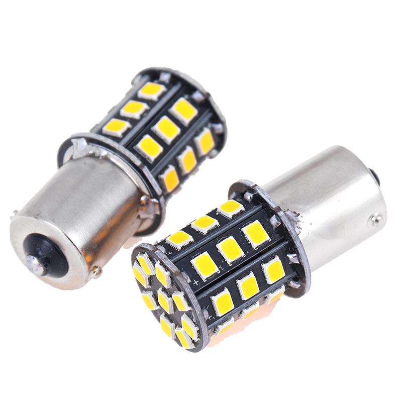 2 шт. 1156 Ba15S 2835 33-Smd желтые светодиодные лампы для указателей поворота автомобиля, стоп-сигналы