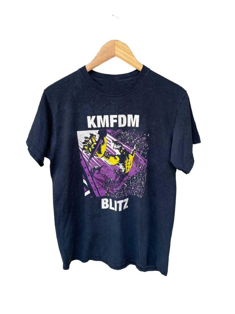 Vintage KMFDM Blitz album promo t shirt All Size S-5XL NZ228 FREE SHIPPING