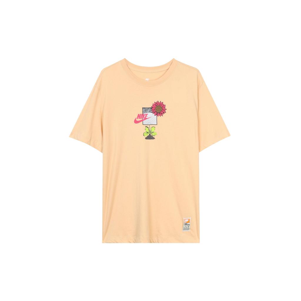 Nike T Shirts Men's Flesh Crew Neck Moderate Straight Fit DQ1034-268