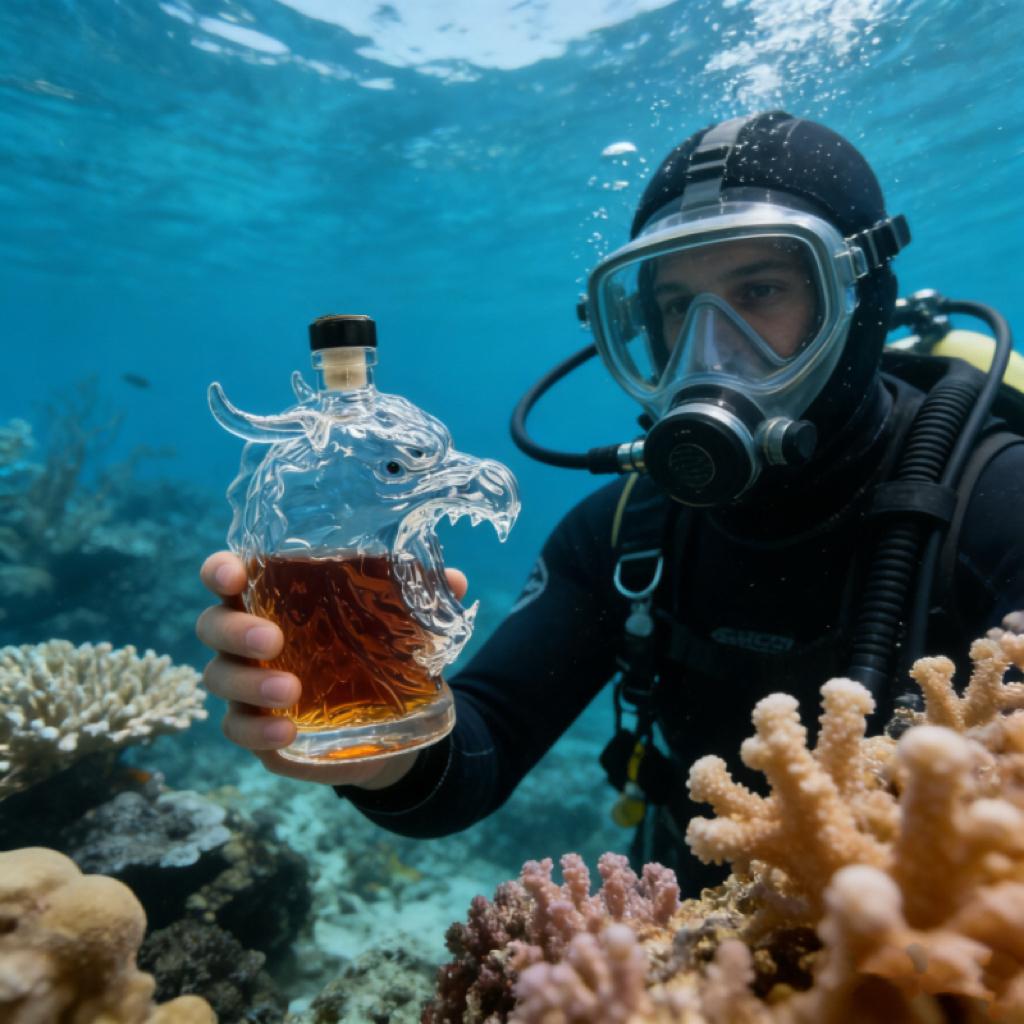 Funny Animal Shaped Bottle Glass Whiskey Decanter with Leak-Proof Seal Stopper Whiskey Bottle Home Bar Decor Gifts