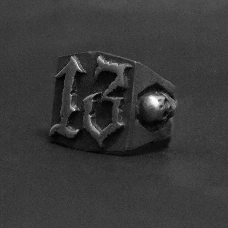 Модное кольцо в стиле панк-рок с буквенным принтом, мужские стильные кольца из нержавеющей стали для женщин, свадебные украшения в стиле ретро, ​​ювелирные изделия на заказ OSR452