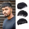 Men'S  Synthetic Fiber Wig Short Hair Sales On Top Of The Hair Block To Cover White Hair Mediterranean Bald Hair Patch
