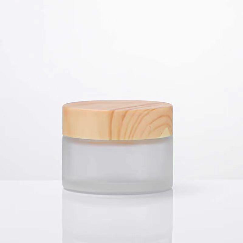 Frosted Glass Bottle for Eye, Face Cream & Mask (5g-100g)