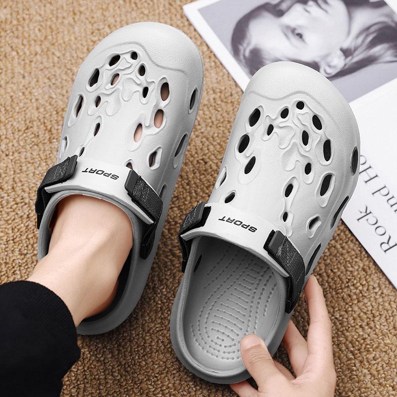 Fashion Men Clogs Slippers Fashion EVA Insole Men Slippers with Arch Support Waterproof Garden Shoes For Men Beach Shoes