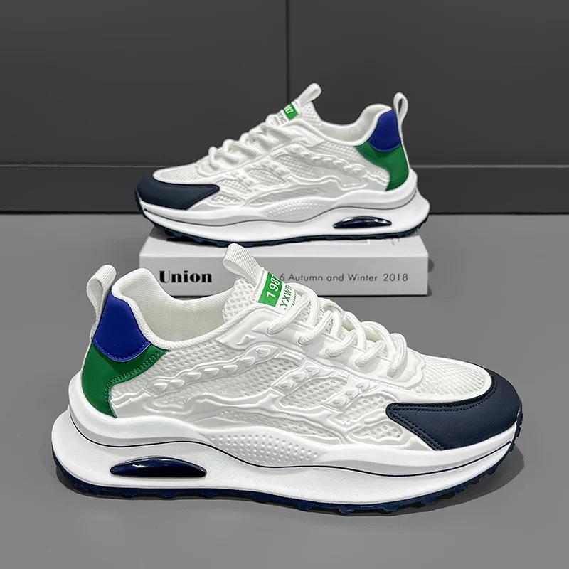 Мужские кроссовки сетчатые дышащие кроссовки для активного отдыха на открытом воздухе спортивные кроссовки для мужчин высококачественные теннисные туфли 2024Zapatillas Hombre