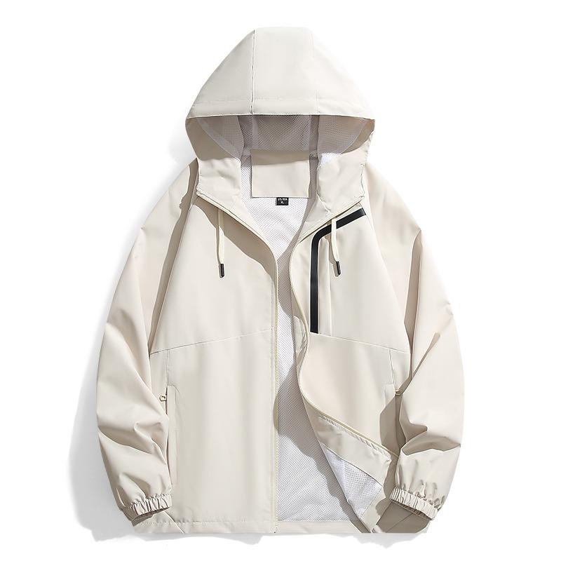 Мужская и женская ветрозащитная однотонная тонкая оснастка для альпинизма, новая куртка для любителей активного отдыха