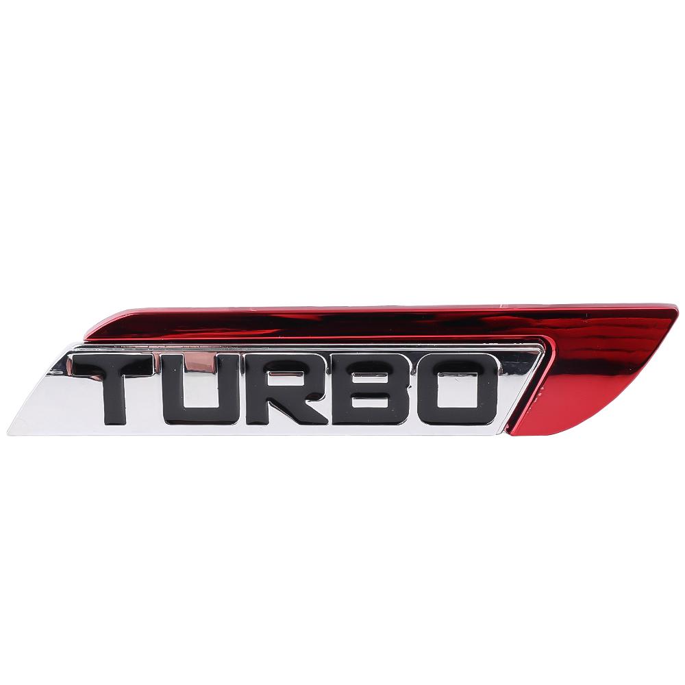 3D металлическая наклейка на автомобиль с турбонаддувом TURBO эмблема значок наклейка на кузов автомобиля мотоцикла багажник крыло стиль модификация аксессуары