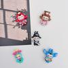 Labubu Cute Resin Refrigerator Magnet - Creative Magnetic Sticker for Message Boards