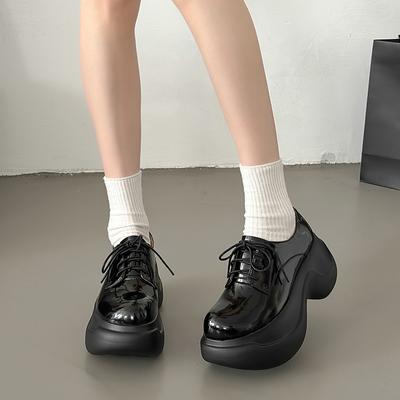 Стильные супер высокие каблуки на шнуровке однотонные сексуальные женские туфли новые весна осень низкие удобные вечерние подиумные туфли на высоком каблуке