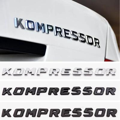 3D ABS Kompressor Буквы Автомобильный Задний Багажник Крыло Эмблема Значок Наклейка На Автомобиль Наклейки Для C230 C200 C180 SLK CLK 200k SL CLS
