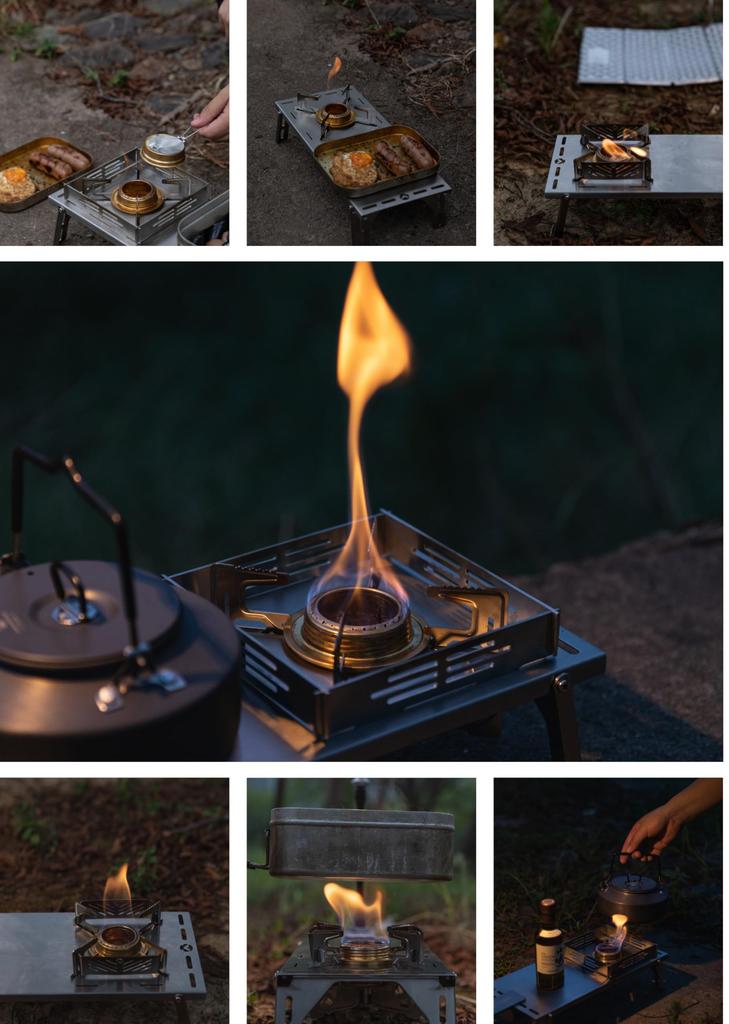 CAMPING MOON Compact Alcohol Burner/Stove AS-1-L