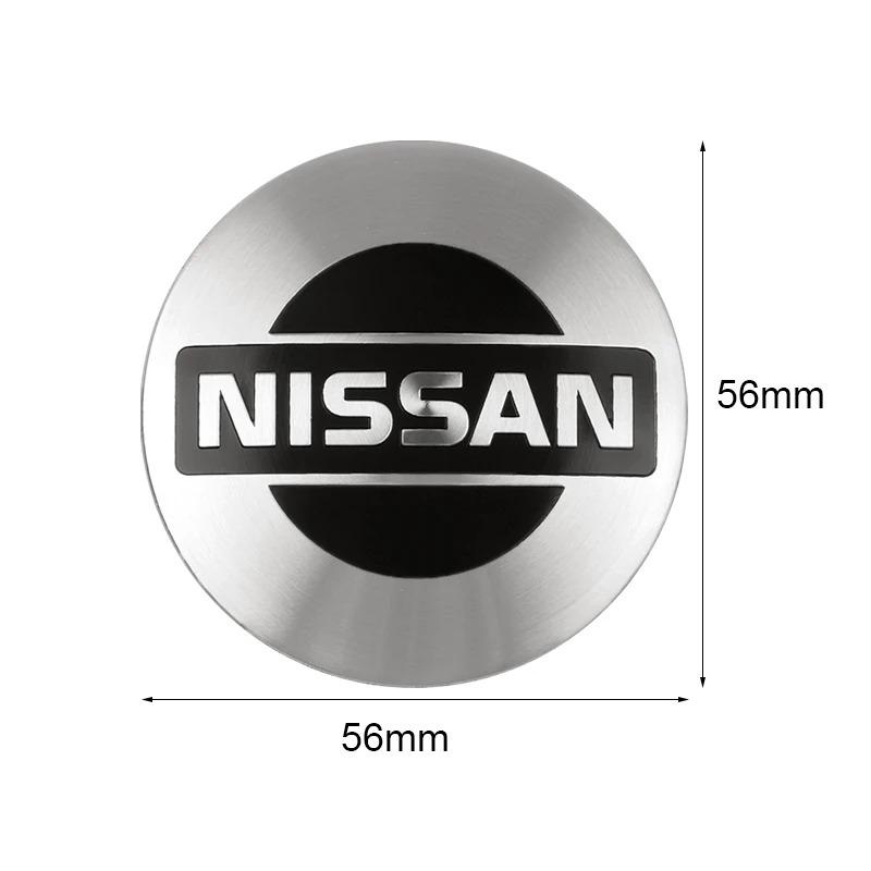 For Nissan ArR44pcs 54/56/60mm Car Wheel Center Hub Cap Stickers Wheel Rims Center Hub Caps For Nissan T32 Tiida Micra Nismo Sentra Patrol Y62