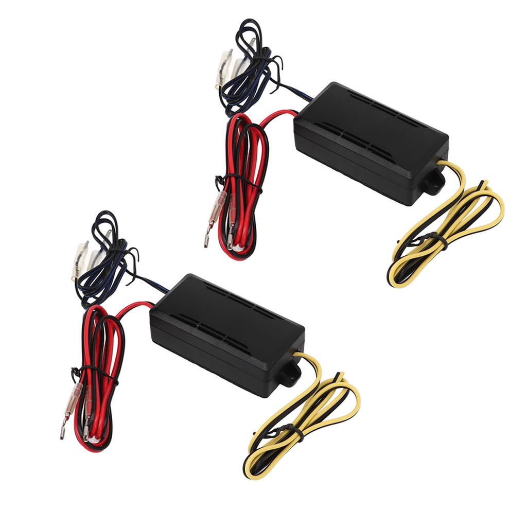 2 Pcs 2 Way Speaker Crossover Car Audio Passive Frequency Divider 12V Improve Bass Sag Sound