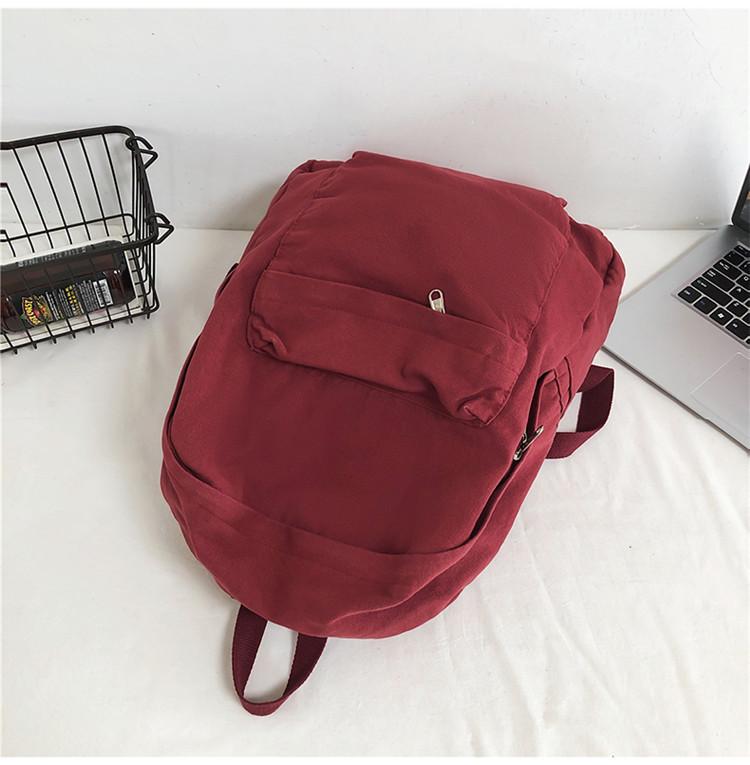 Холщовый рюкзак для школьников средней школы, повседневный рюкзак для женщин, школьный рюкзак