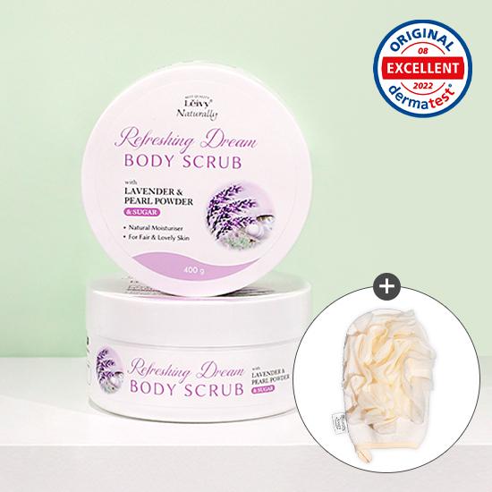 Парфюмированный скраб для тела Raybee 400 г, 2 вида, выберите 1 (козье молоко/лаванда)