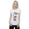 Disney Womens/Ladies Minnie Mouse Waving Cotton T-Shirt