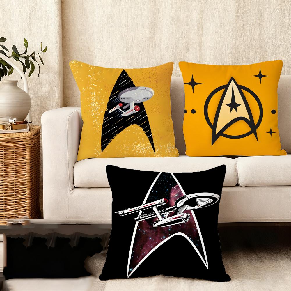Star TTrek ShipP Brand Cushion Cover Plush Fabric Soft DoubleSided Printed Sofa Warm Winter Home Child Gift Pillow Case