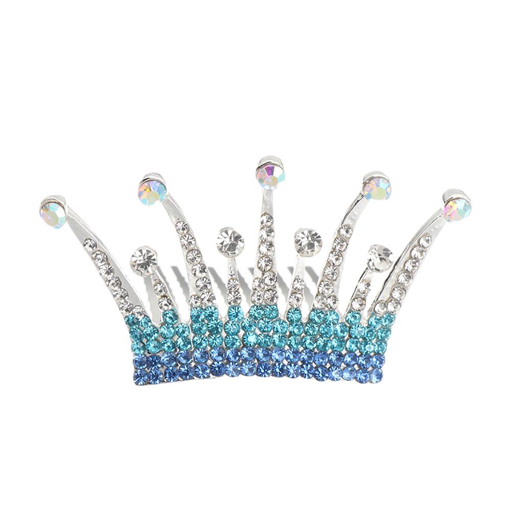 Birthday Present Princess Crystal Crown Comb Rabbit Children's Headwear Hairpin