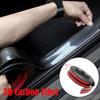 1M*M Резиновая полоса с защитой от царапин на порог двери автомобиля из углеродного волокна, аксессуары