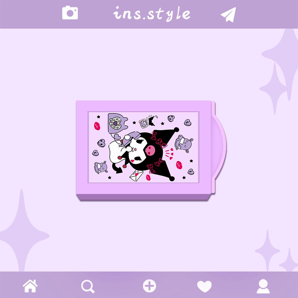 Кавайи волшебная коробочка cinnamoroll kuromi пенал для хранения ластиков детская милая студенческая my melody мультяшные детские игрушки маленький подарок ПВХ