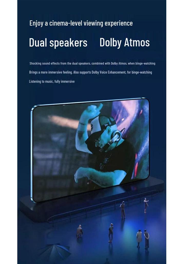 2026 10-inch Android Tablet with 512GB, Global Version, Eye Protection Learning System