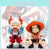 Очаровательные ПВХ фигурки смеющихся Эйса и Ямато из One Piece, идеально подходящие для коллекционеров